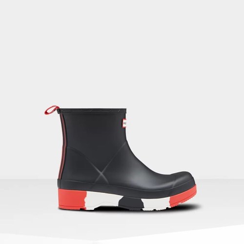 Hunter Short Stripe Sole Play Boots (Q178T) Ireland